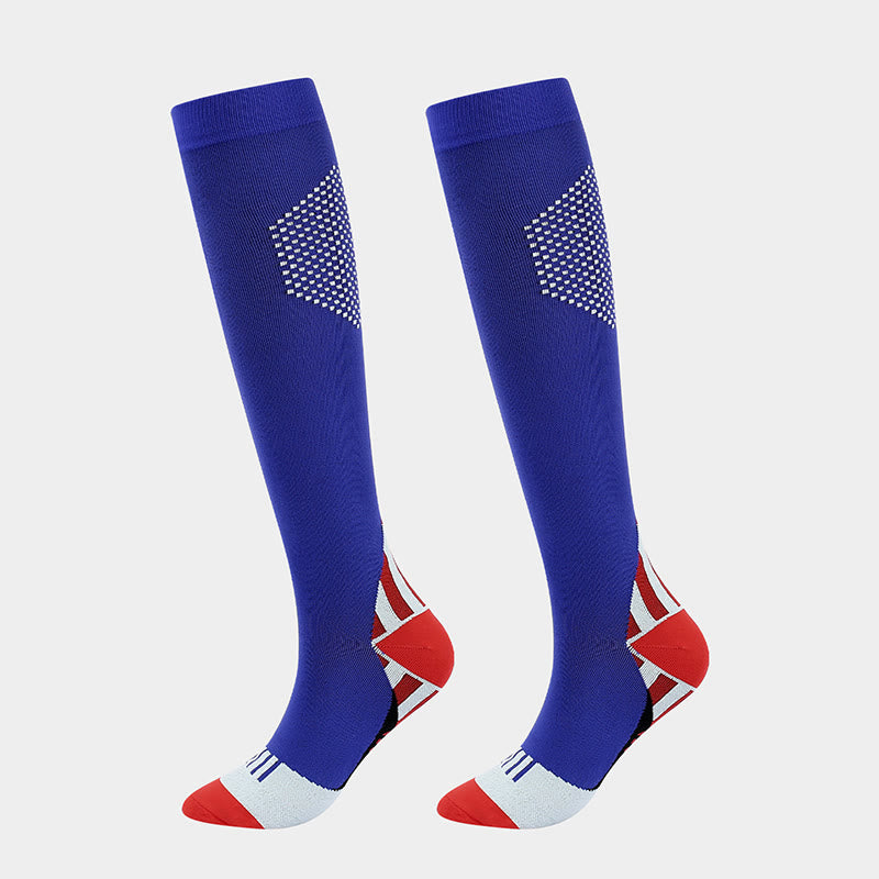 Chaussettes de compression assorties en nid d'abeille (4 paires) - Bleu marine - EU38-41 (US8-11) - image 6