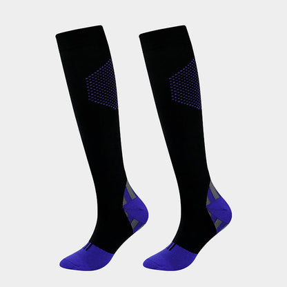Chaussettes de compression assorties en nid d'abeille (4 paires) - Noir - EU38-41 (US8-11) - image 4