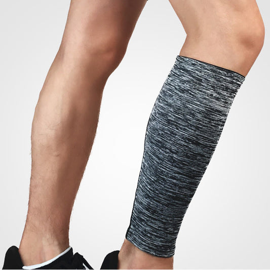 Manchons de compression gris pour mollets grande taille