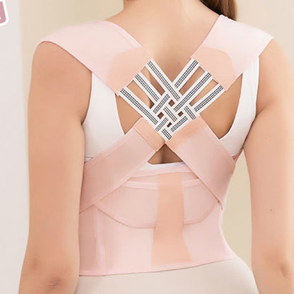 Correcteur de posture réglable pour l'épaule - Rose - 3XL - image 8