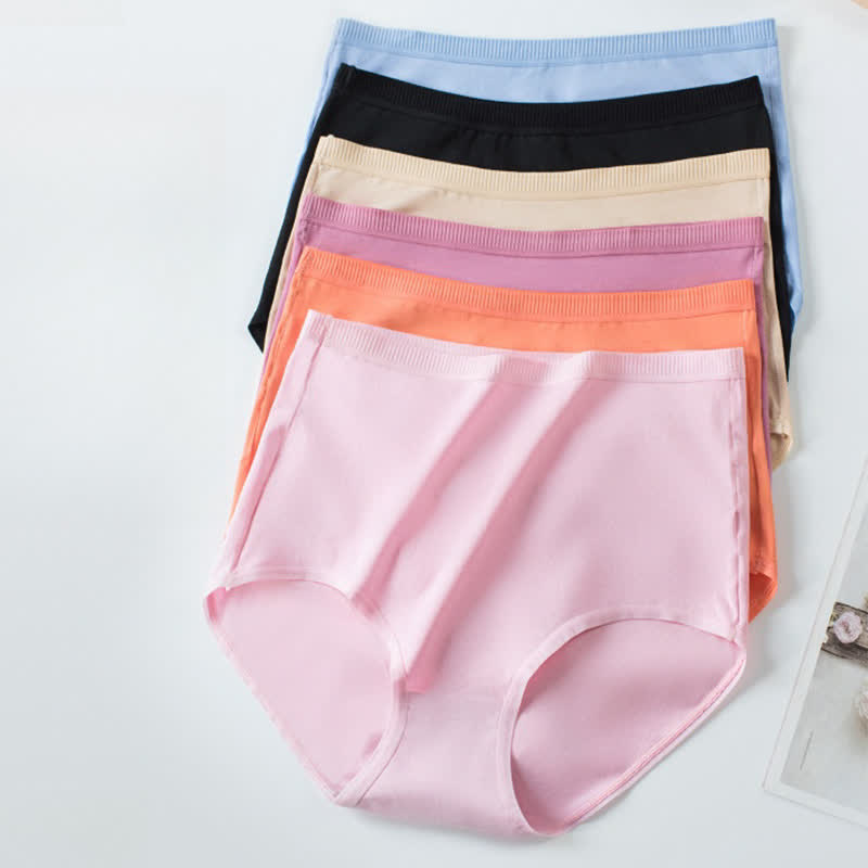 Culotte taille haute en coton respirant sans coutures (lot de 3)