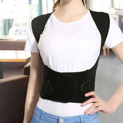 Correcteur de posture pour dos bossu et position assise - Noir - 6XL - image 1