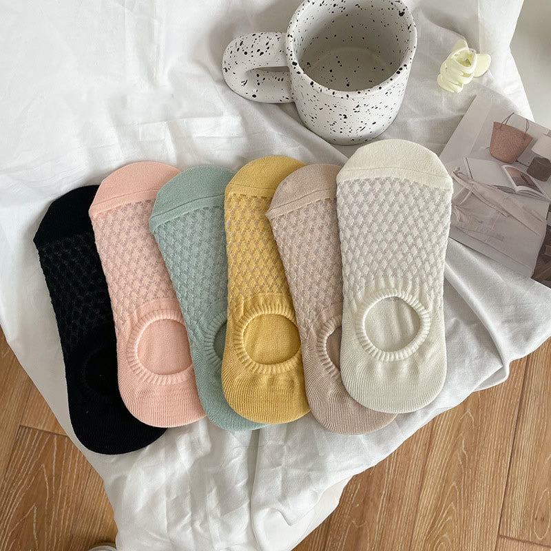 Chaussettes invisibles en coton doux (12 paires)