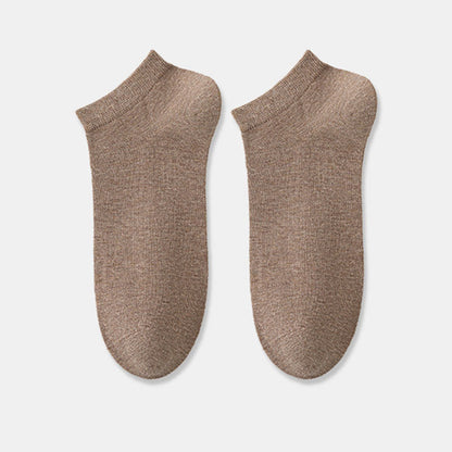 Chaussettes de cheville sans couture (8 paires) - Kaki - EU39-45 (US6-11) - image 10