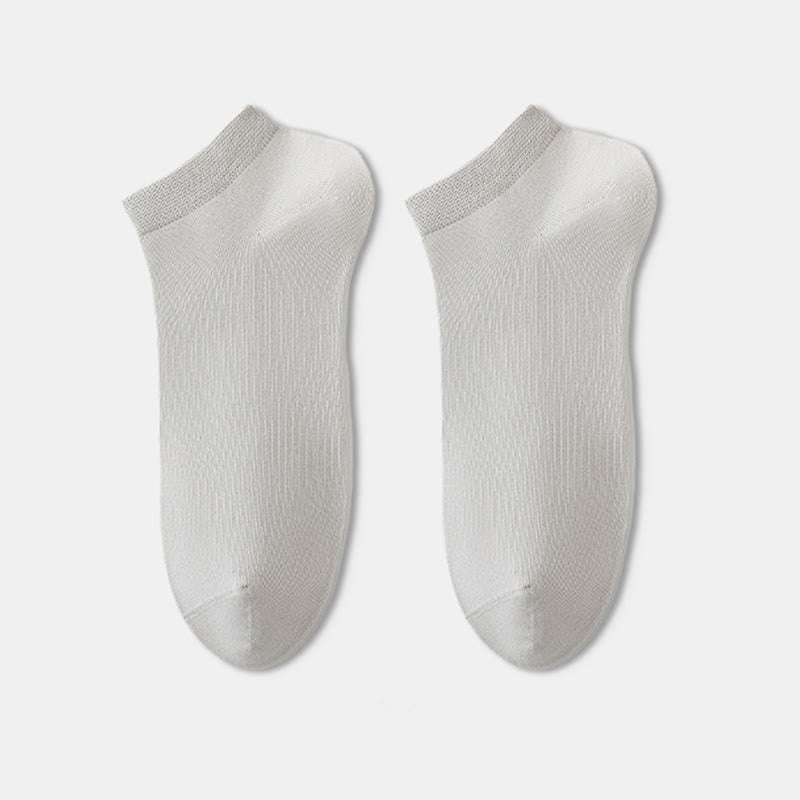 Chaussettes de cheville sans couture (8 paires) - Gris clair - EU39-45 (US6-11) - image 15