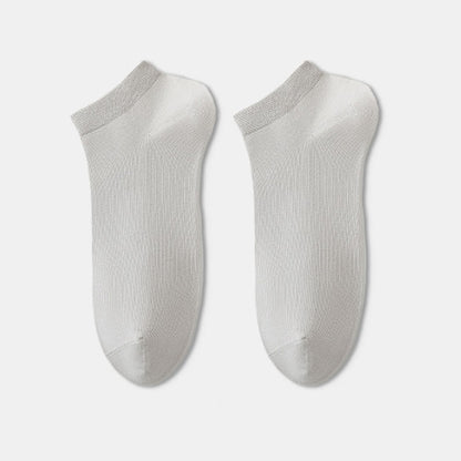 Chaussettes de cheville sans couture (8 paires) - Gris clair - EU39-45 (US6-11) - image 15