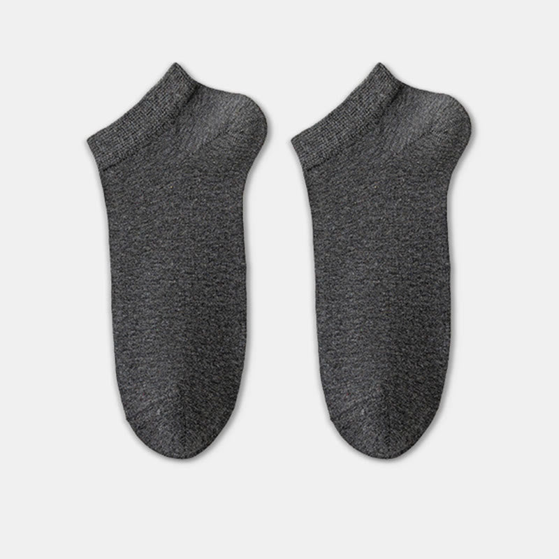 Chaussettes de cheville sans couture (8 paires) - Gris foncé - EU39-45 (US6-11) - image 18