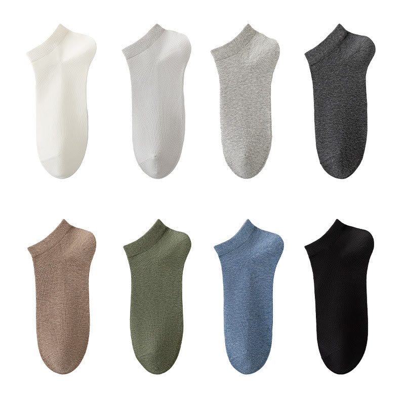 Chaussettes de cheville sans couture (8 paires) - Multicolore - EU39-45 (US6-11) - image 11