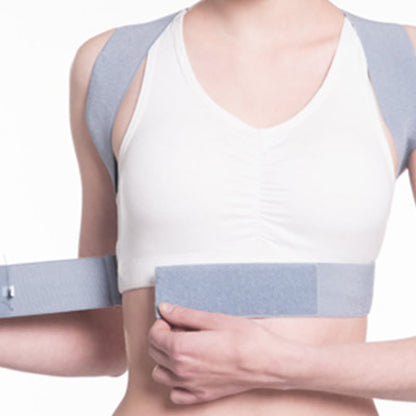 Ceinture correctrice de posture bossue invisible grise - image 2