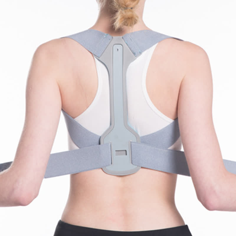 Ceinture correctrice de posture bossue invisible grise - image 7