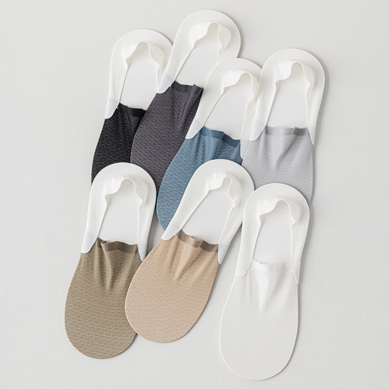 Chaussettes invisibles douces et lisses grande taille (7 paires)