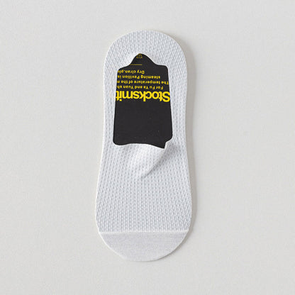 Chaussettes classiques gaufrées invisibles grande taille (6 paires)
