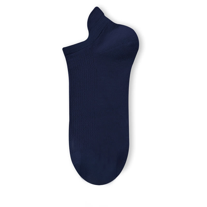 Chaussettes légères et respirantes grande taille (5 paires) - Bleu marine - EU40-45 (US7-11) - image 16