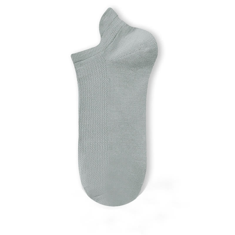 Chaussettes légères et respirantes à la cheville (5 paires) - Gris clair - EU40-45 (US7-11) - image 15
