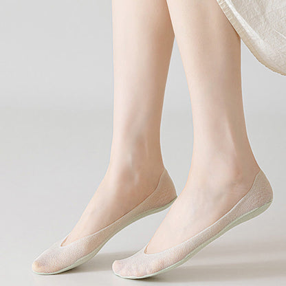 Chaussettes invisibles couleur bonbon sans couture (7 paires)