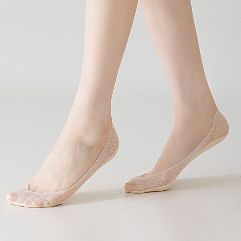 Chaussettes invisibles couleur bonbon sans couture (7 paires)