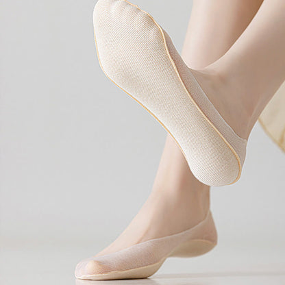 Chaussettes invisibles couleur bonbon sans couture (7 paires)