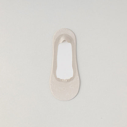 Chaussettes invisibles en jacquard à lettres (9 paires)