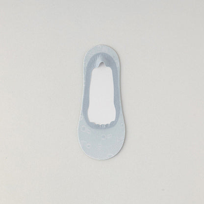 Chaussettes invisibles en jacquard à lettres (9 paires)