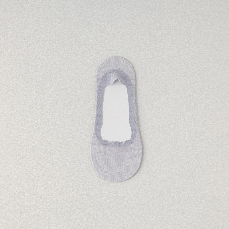 Chaussettes invisibles en jacquard à lettres (9 paires)