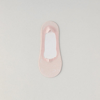 Chaussettes invisibles en jacquard à lettres (9 paires)