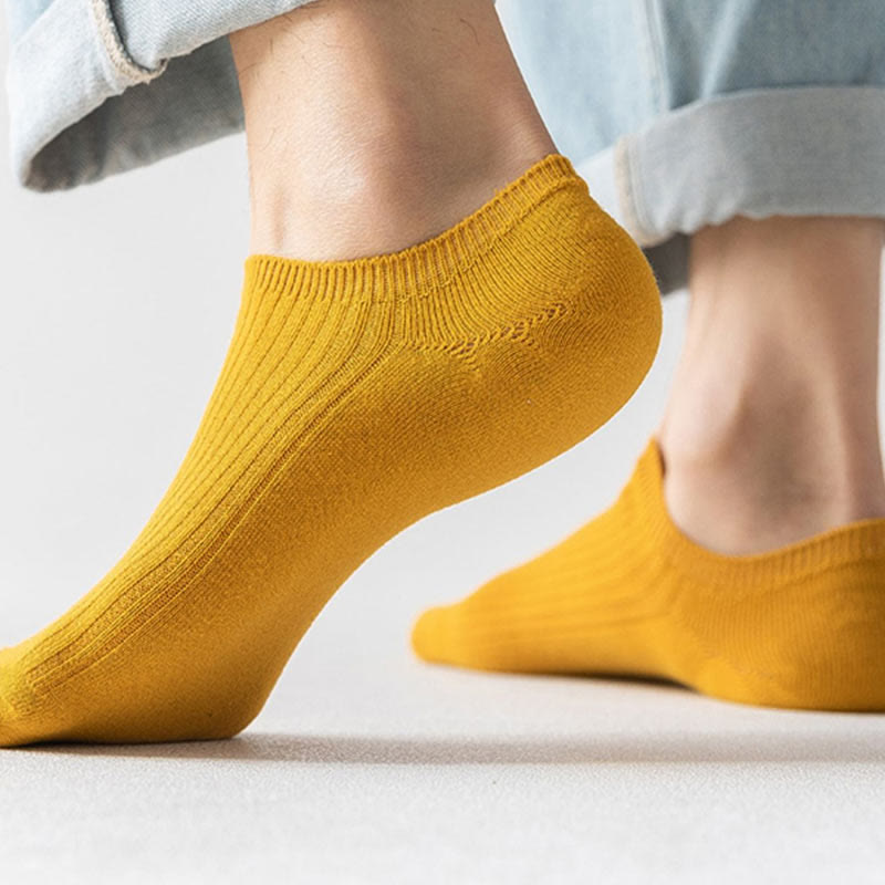 Chaussettes basses unies de couleur (9 paires) - image 5