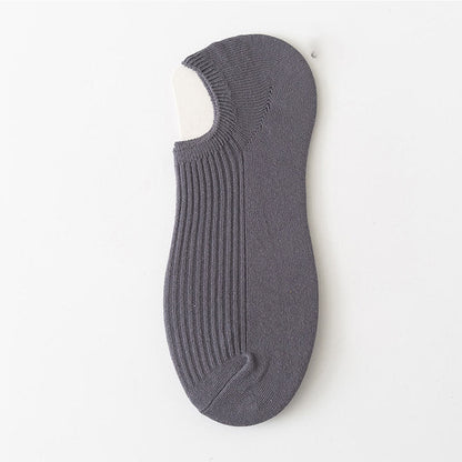 Chaussettes basses unies de couleur (9 paires) - Gris foncé - EU39-44 (US6-10) - image 15