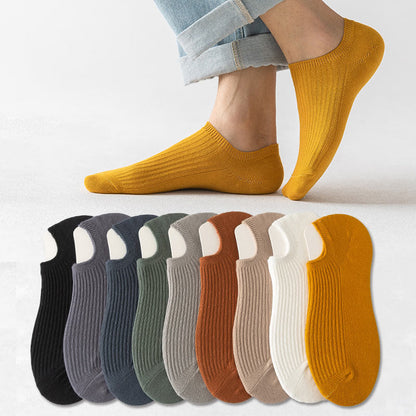 Chaussettes basses unies de couleur (9 paires) - image 9