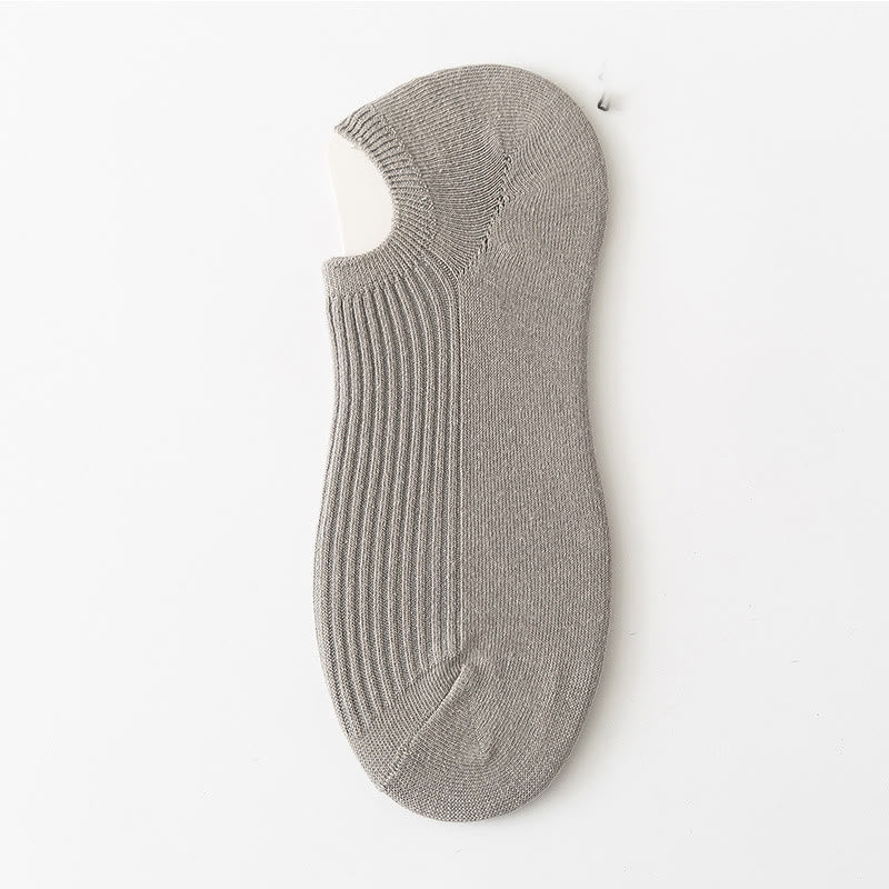 Chaussettes basses unies de couleur (9 paires) - Gris clair - EU39-44 (US6-10) - image 13