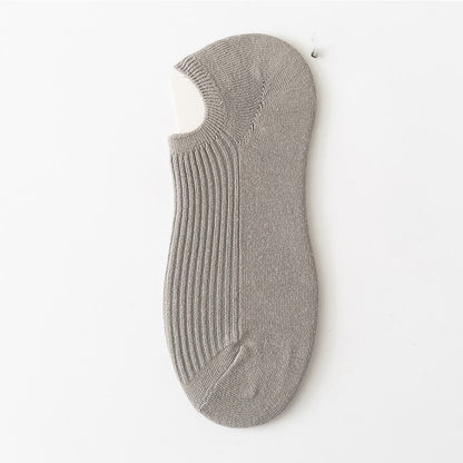 Chaussettes basses unies de couleur (9 paires) - Gris clair - EU39-44 (US6-10) - image 13