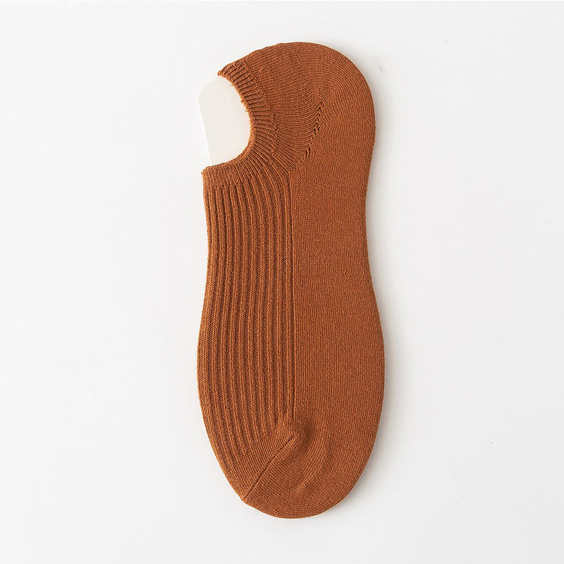 Chaussettes basses unies de couleur (9 paires) - Orange - EU39-44 (US6-10) - image 18