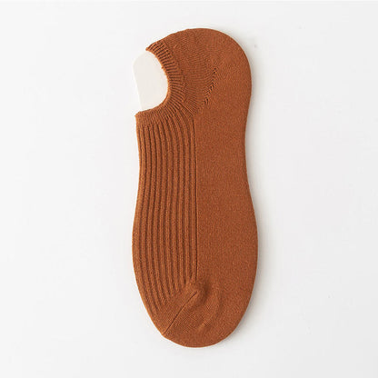 Chaussettes basses unies de couleur (9 paires) - Orange - EU39-44 (US6-10) - image 18