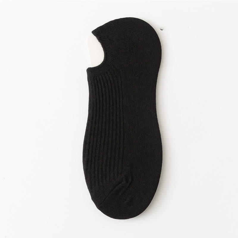Chaussettes basses unies de couleur (9 paires) - Noir - EU39-44 (US6-10) - image 12