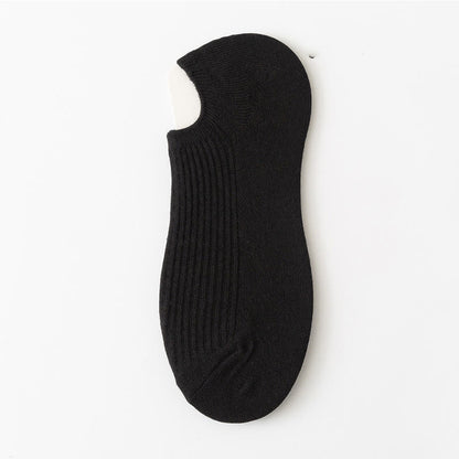 Chaussettes basses unies de couleur (9 paires) - Noir - EU39-44 (US6-10) - image 12