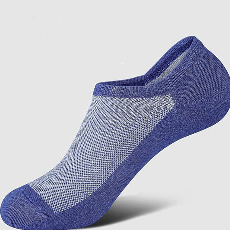 Chaussettes de cheville à soutien de la voûte plantaire (8 paires) - Bleu marine - EU39-45 (US6-11) - image 2