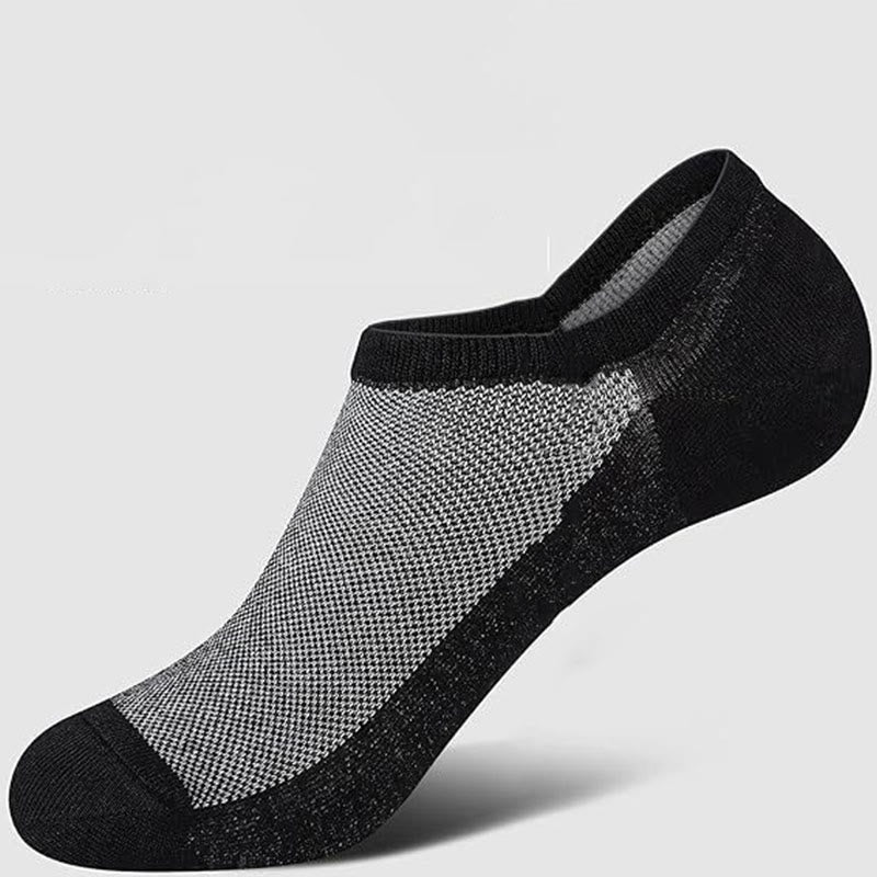 Chaussettes de cheville à soutien de la voûte plantaire (8 paires) - Noir - EU39-45 (US6-11) - image 3