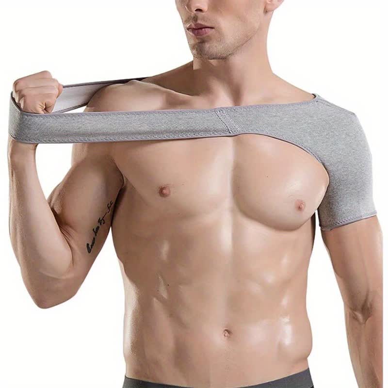 Épaulière extensible et respirante en charbon de bambou - image 1