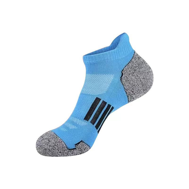 Chaussettes de compression à talon et cheville grande taille (6 paires) - Bleu - EU39-45 (US6-11) - image 6