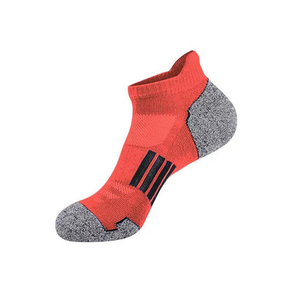 Chaussettes de compression à talon et cheville grande taille (6 paires) - Orange - EU39-45 (US6-11) - image 9