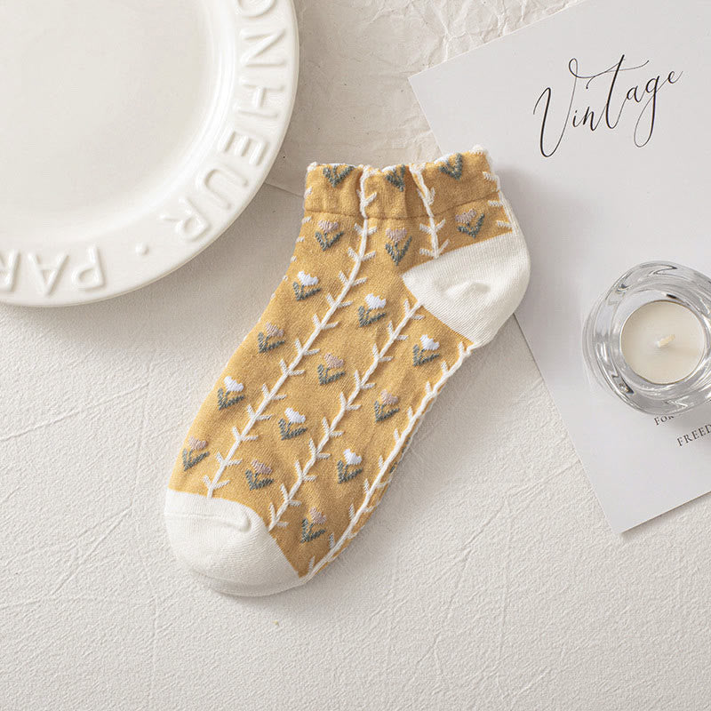 Chaussettes à fleurs de forêt (8 paires) - image 6