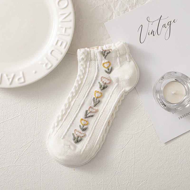 Chaussettes à fleurs de forêt (8 paires) - image 8