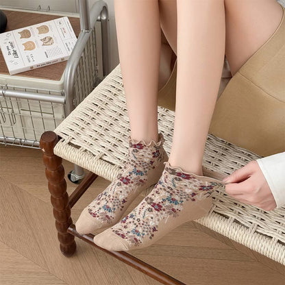 Chaussettes style ethnique rétro (5 paires) - image 7