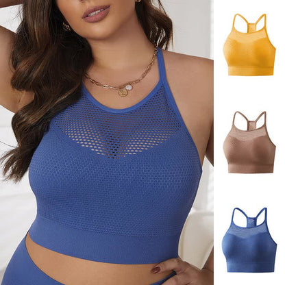 Soutien-gorge sans armatures confortable et respirant en maille ajourée (lot de 2)