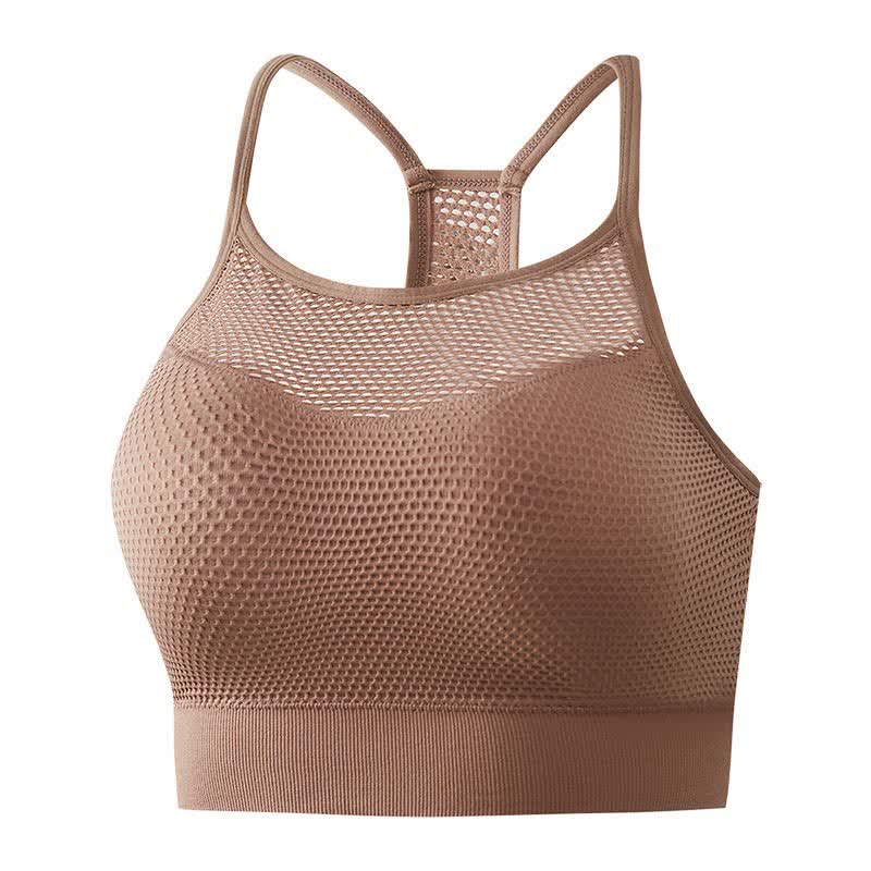 Soutien-gorge sans armatures confortable et respirant en maille ajourée (lot de 2)