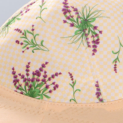 Soutien-gorge sans armatures à fermeture frontale et motif floral grande taille