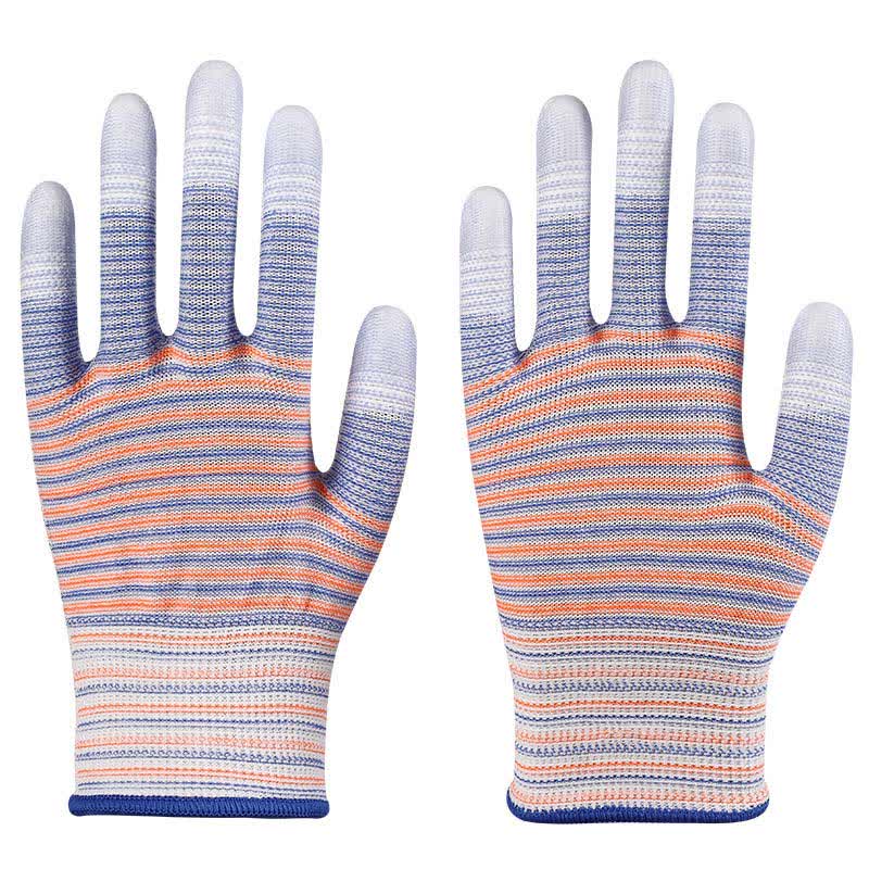 Gants de travail résistants à l'abrasion à imprimé zèbre (24 paires) - UN - Taille unique - image 9