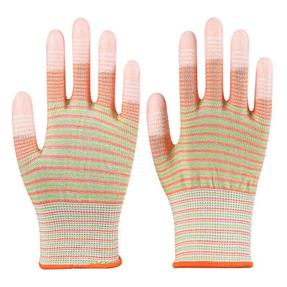 Gants de travail résistants à l'abrasion à imprimé zèbre (24 paires) - B - Taille unique - image 10