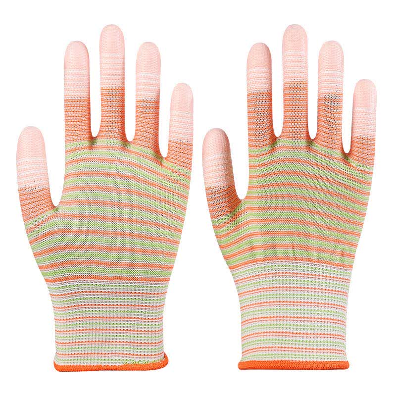 Gants de travail résistants à l'abrasion à imprimé zèbre (24 paires)