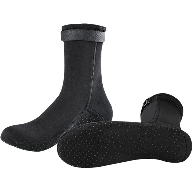 Chaussettes d'eau durables grande taille - Noir - EU43-44 (US9-10) - image 3