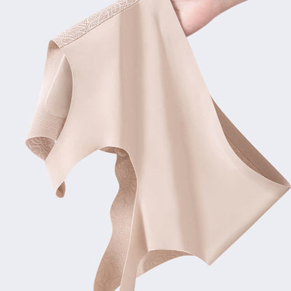 Soutien-gorge sans armatures à fermeture frontale en jacquard